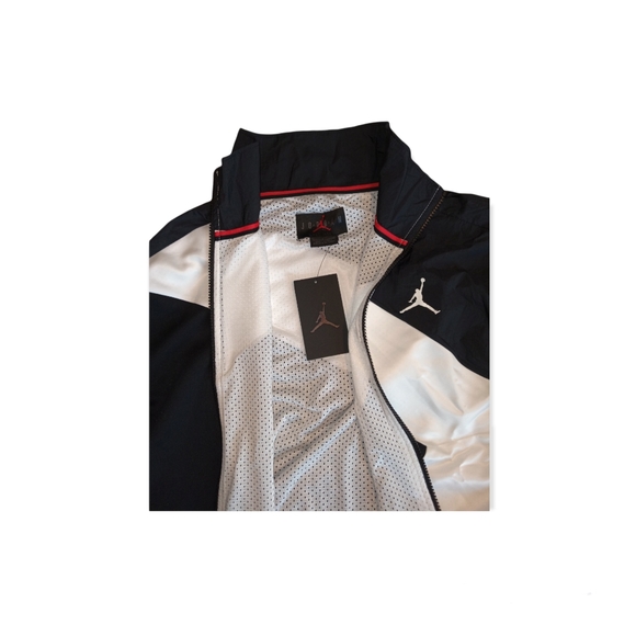 New Mens Nike Jordan Wings Diamond Jacket  Full Zip Black/White. Small loose fit - Picture 3 of 4